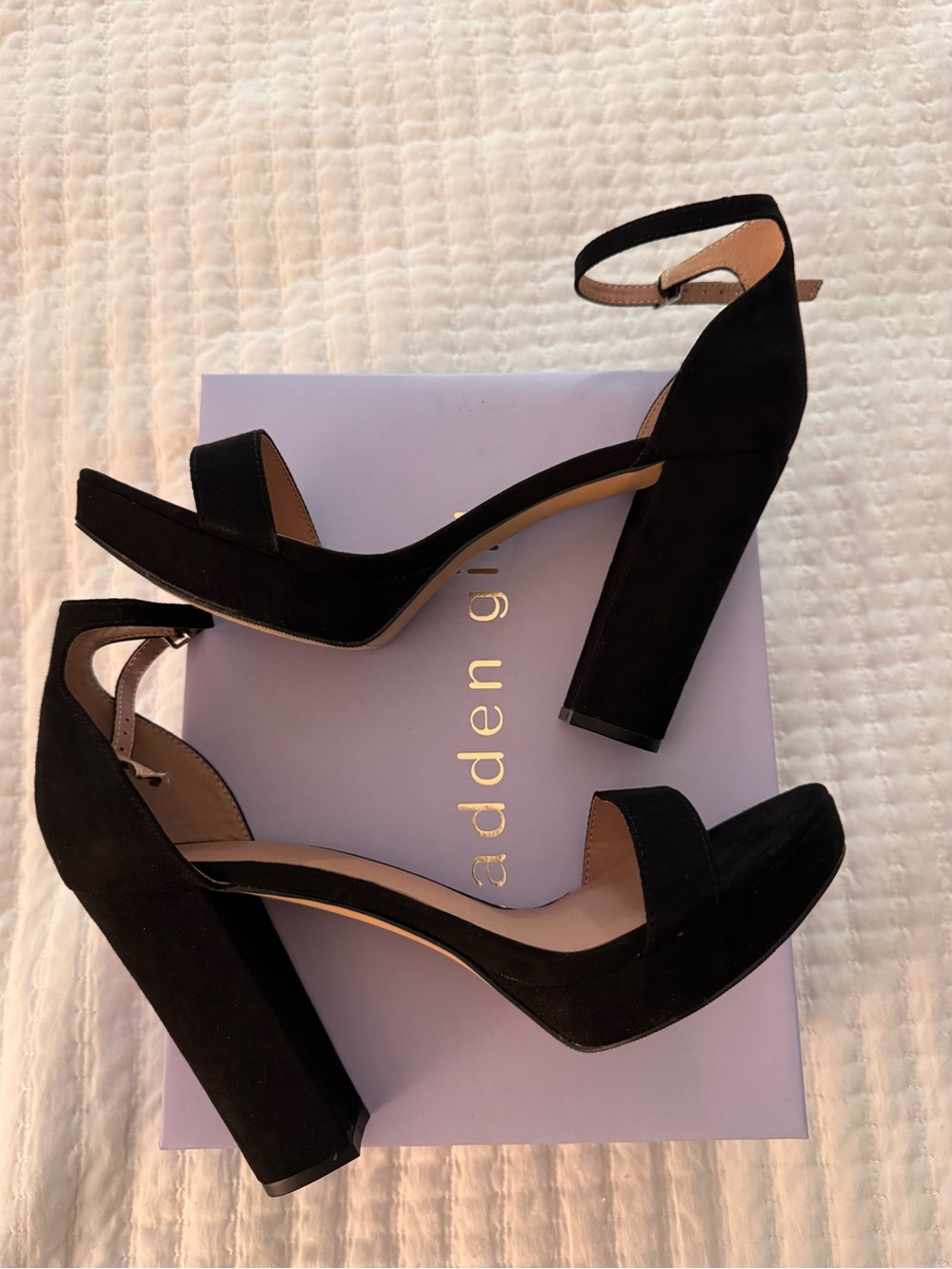 Madden Girl Suzy black platform heels- Size 10